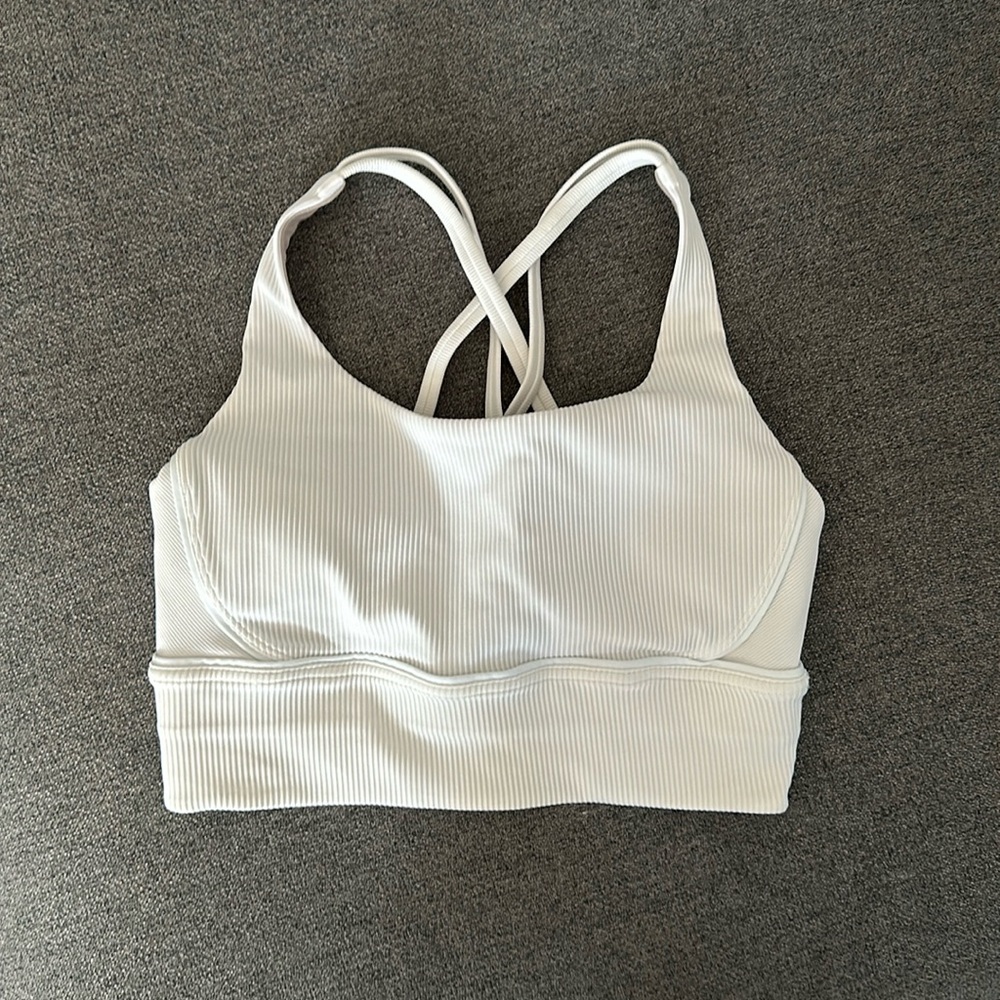 Lululemon ribbed energy longline bra